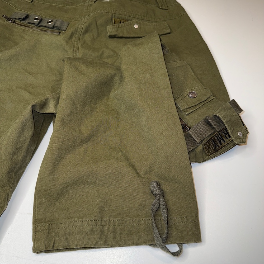 Olive Green Men's paintball Cargo Pants - Picture 8 of 12